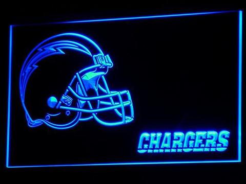 Los Angeles Chargers Helmet LED Neon Sign